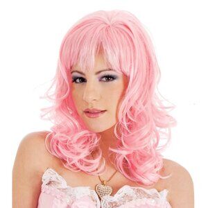Risque Reaction, Shoulder Length Loose Waves Synthetic Wig Available 2 Colours